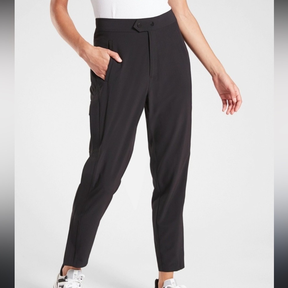 Athleta Uptown Ankle Pants Black Size 6 Tall